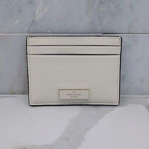 Kate Spade White Card Holder